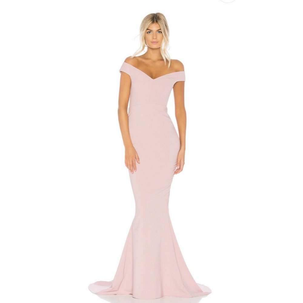 Nookie Allure Gown Dusty Pink Muave Cocktail Party
